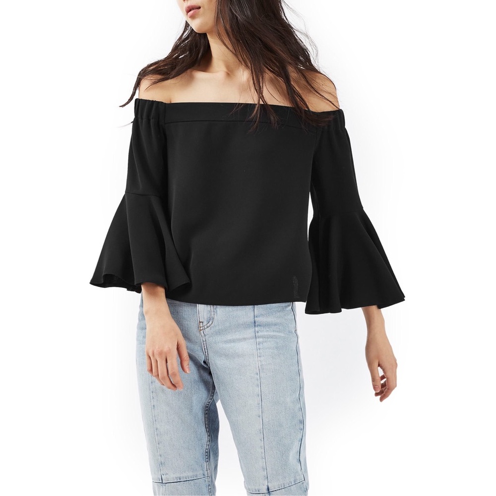 Topshop Ella Off The Shoulder Top